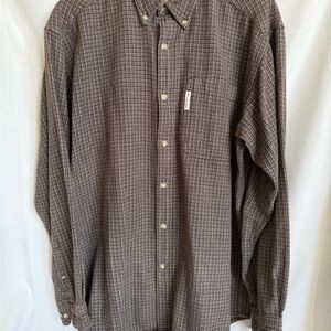 Men's Columbia Long Sleeve Button Front Shirt - Plaid - Size Large